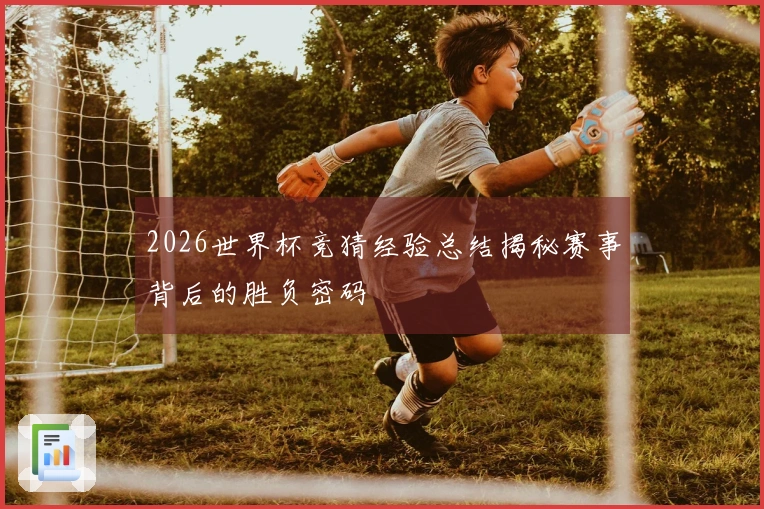 2026世界杯竞猜经验总结揭秘赛事背后的胜负密码